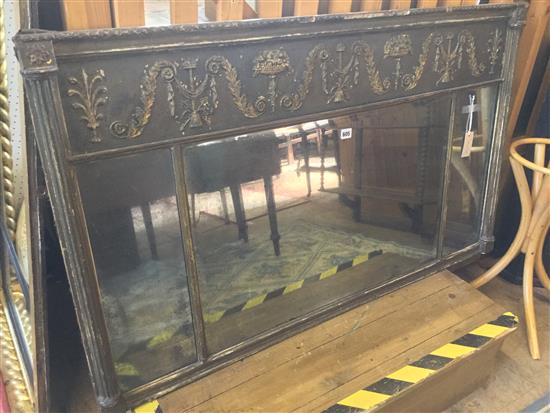 Regency style giltwood overmantel mirror